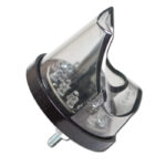 Stop LED moto PIPE negru sticlă fumurie - imagine 4