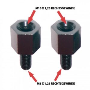 Adaptor pentru oglindă M10-R IN / M8-R OUT