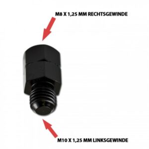 Adaptor pentru oglindă M8-R IN / M10-L OUT