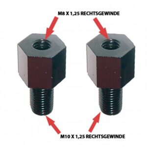 Adaptor pentru oglindă M8-R IN / M10-R OUT