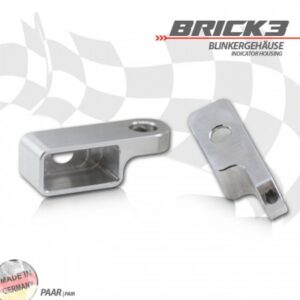 Carcasă CNC pentru semnalizatoare moto „BRICK3” | aluminiu