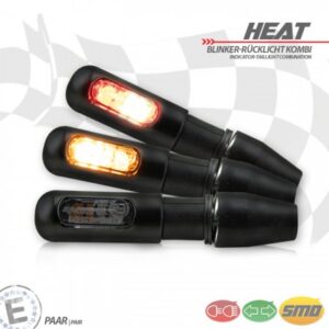 Combinație semnalizatoare moto – lumini frână- LED SMD „Heat”