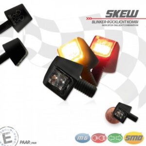 Combinație semnalizatoare moto – lumini frână- LED SMD „SKEW”