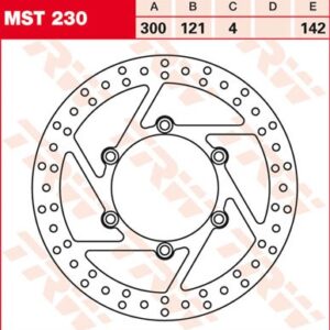 Disc de frână TRW/Lucas MST230