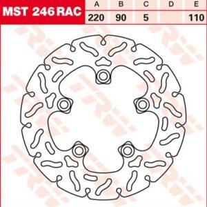 Disc de frână TRW/Lucas MST246RAC