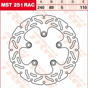 Disc de frână TRW/Lucas MST251RAC