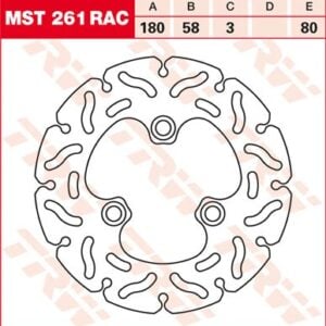 Disc de frână TRW/Lucas MST261RAC