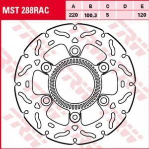 Disc de frână TRW/Lucas MST288RAC