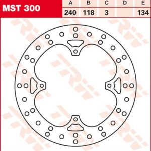 Disc de frână TRW/Lucas MST300