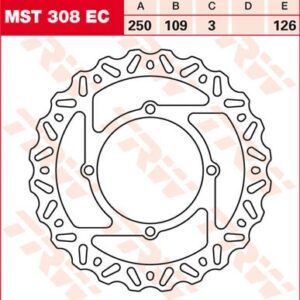 Disc de frână TRW/Lucas MST308EC