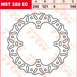 Disc de frână TRW/Lucas MST328EC