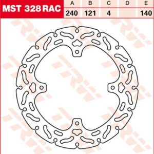 Disc de frână TRW/Lucas MST328RAC