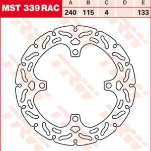 Disc de frână TRW/Lucas MST339RAC