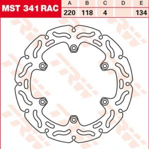 Disc de frână TRW/Lucas MST341RAC