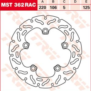 Disc de frână TRW/Lucas MST362RAC