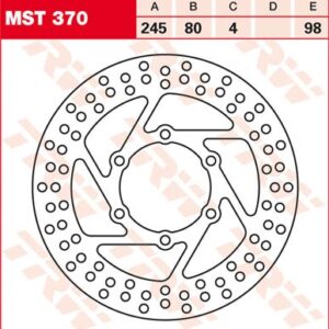 Disc de frână TRW/Lucas MST370