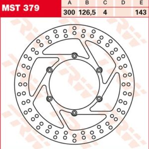 Disc de frână TRW/Lucas MST379