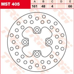 Disc de frână TRW/Lucas MST405