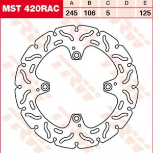 Disc de frână TRW/Lucas MST420RAC