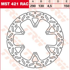 Disc de frână TRW/Lucas MST421RAC