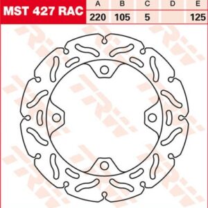 Disc de frână TRW/Lucas MST427RAC