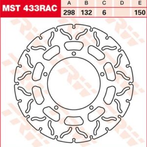 Disc de frână TRW/Lucas MST433RAC