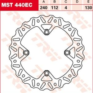 Disc de frână TRW/Lucas MST440EC