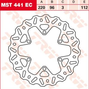 Disc de frână TRW/Lucas MST441EC