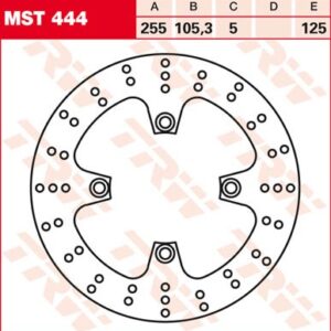 Disc de frână TRW/Lucas MST444