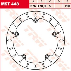 Disc de frână TRW/Lucas MST448