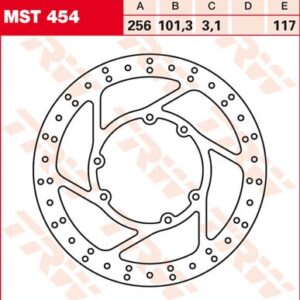 Disc de frână TRW/Lucas MST454