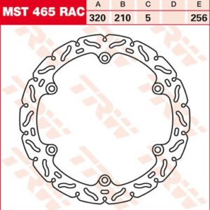 Disc de frână TRW/Lucas MST465RAC