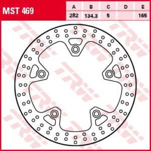 Disc de frână TRW/Lucas MST469