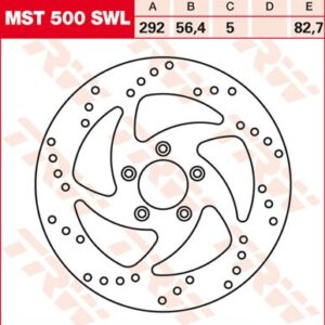 Disc de frână TRW/Lucas MST500SWL