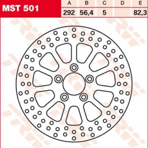 Disc de frână TRW/Lucas MST501