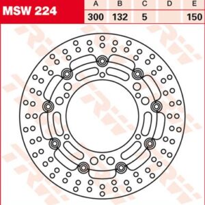 Disc de frână TRW/Lucas MSW224