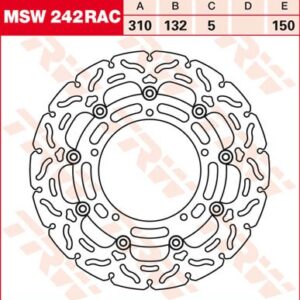 Disc de frână TRW/Lucas MSW242RAC