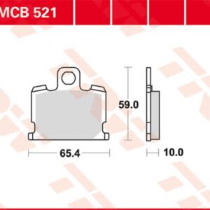 Plăcuțe de frână MCB521