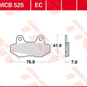 Plăcuțe de frână MCB525EC