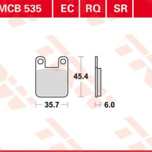 Plăcuțe de frână MCB535EC