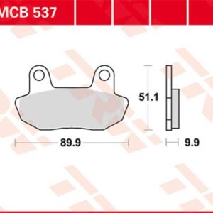 Plăcuțe de frână MCB537