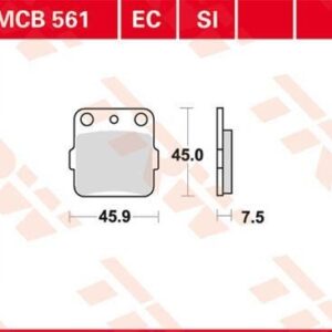 Plăcuțe de frână MCB561SI