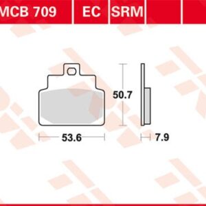 Plăcuțe de frână MCB709EC