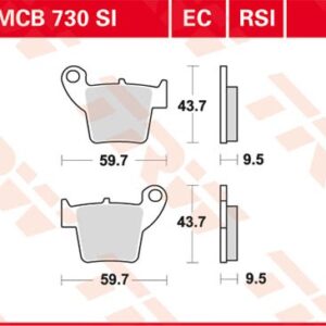 Plăcuțe de frână MCB730EC