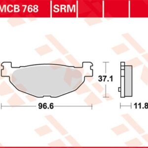 Plăcuțe de frână MCB768SRM