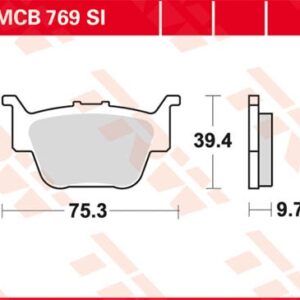 Plăcuțe de frână MCB769SI