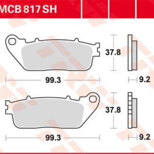 Plăcuțe de frână MCB817SH