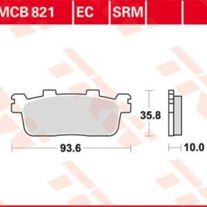 Plăcuțe de frână MCB821EC