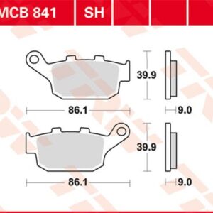 Plăcuțe de frână MCB841SH