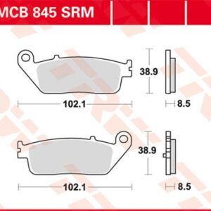 Plăcuțe de frână MCB845SRM